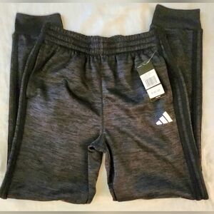 Adidas Boys Black/Gray FLJogger Pants L 14/16 NWT
